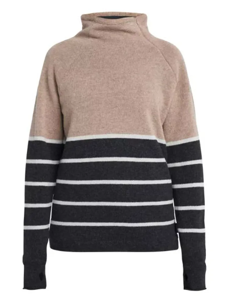 Holebrook Martina Windproof Sweater - Khaki/ Multi-2